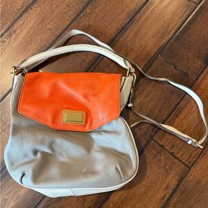 Marc Jacobs Orange and Gray Shoulder Bag